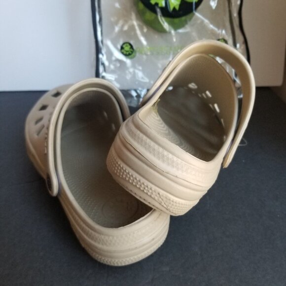 Dawgs Shoes Women's Size 8 38EU Ultrasoft Beach Clogs Tan Colour NWT - Picture 12 of 16